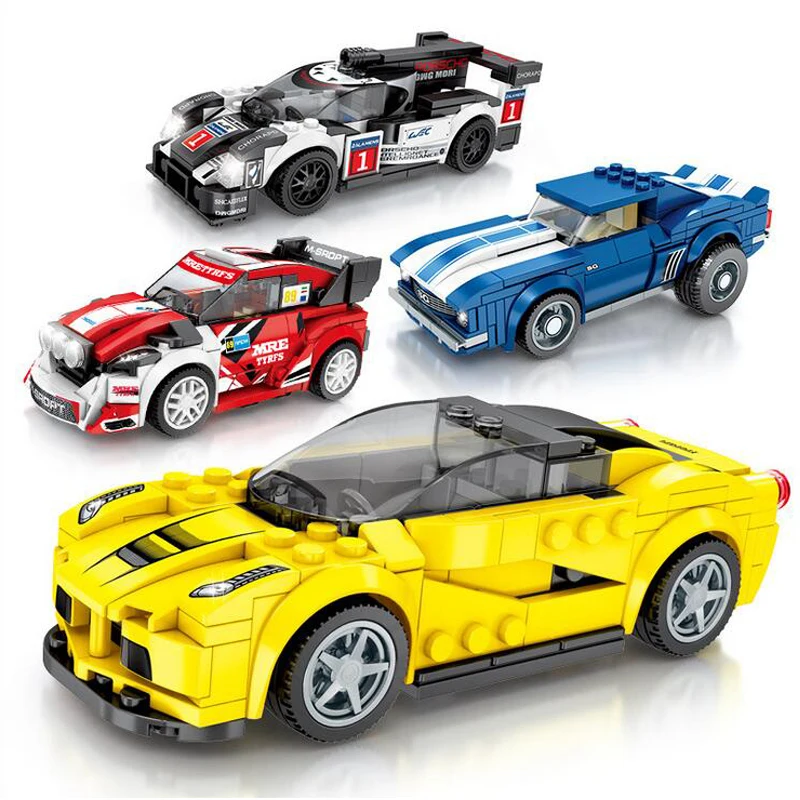 Racing car compatible legoing building blocks set Formula Racing F1 Ferraried Porsched Ford Fiesta Ford Mustang McLaren kids toy
Racing car compatible legoing building blocks set Formula Racing F1 Ferraried Porsched Ford Fiesta Ford Mustang McLaren kids toy