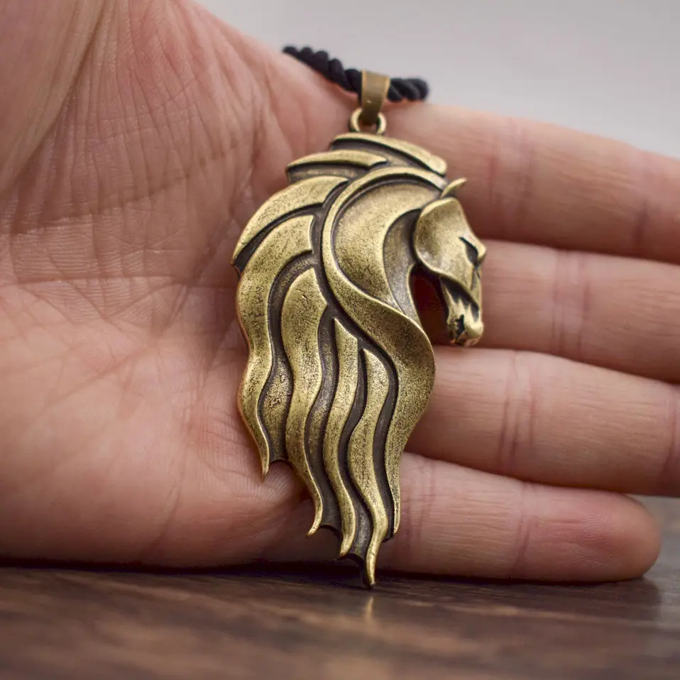 SanLan Gypsy Vanner Horse Head Pendant Talisman Cute Animal Mane Equine Charm Necklace Amulet Gift Jewelry
SanLan Gypsy Vanner Horse Head Pendant Talisman Cute Animal Mane Equine Charm Necklace Amulet Gift Jewelry