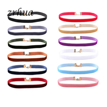 ZRHUA New 12 Pcs Black Velvet Choker Necklaces for Women Chokers Necklace Colorful Pink Chocker Necklace Collares Wholesale
ZRHUA New 12 Pcs Black Velvet Choker Necklaces for Women Chokers Necklace Colorful Pink Chocker Necklace Collares Wholesale