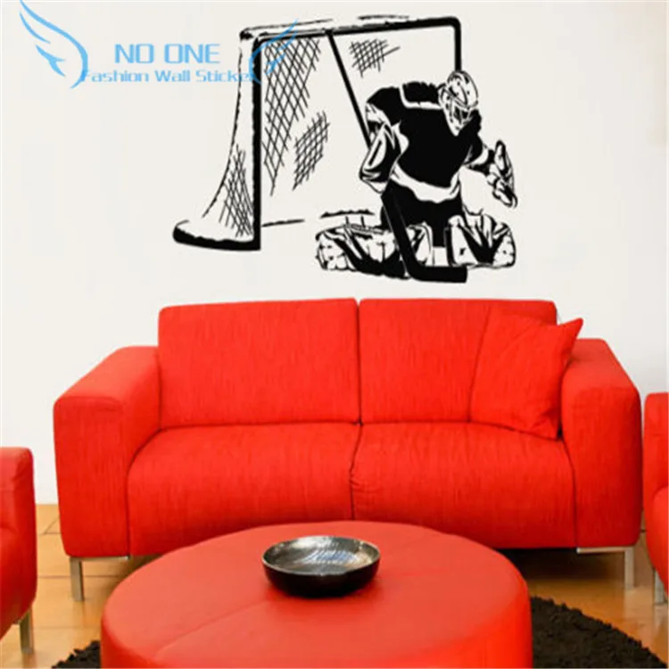 Vinyl Wall Decal Sticker Bedroom Kids Hockey Player Goalkeeper puck Boys wall stickers home decor size 56x90cm
Vinyl Wall Decal Sticker Bedroom Kids Hockey Player Goalkeeper puck Boys wall stickers home decor size 56x90cm