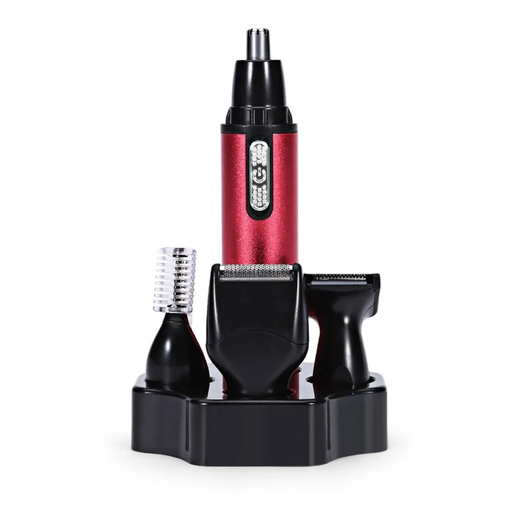 

Precision Ear Eyebrow Nose Trimmer Multifunction Electric Hair Trimmer Kemei KM-6620 4 In 1 Electric Shaver Face Care