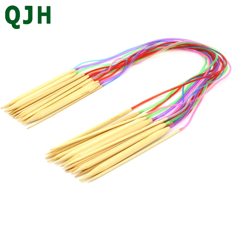 New Multi-color 18 Pieces / set 80cm Carbonized Bamboo Circular Tube Carbonized Needles Knitting Craft Sewing tools Accessories
New Multi-color 18 Pieces / set 80cm Carbonized Bamboo Circular Tube Carbonized Needles Knitting Craft Sewing tools Accessories