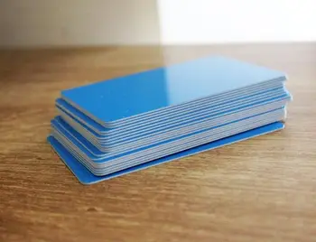 0.7mm Glossy Blue PVC Cards Rigid Plastic Blank ID Card Size 85*54mm 10/50/100 You Choose Quantity 
0.7mm Glossy Blue PVC Cards Rigid Plastic Blank ID Card Size 85*54mm 10/50/100 You Choose Quantity