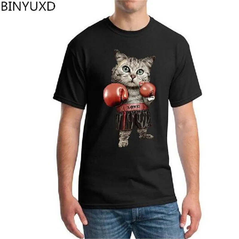 BINYUXD Men Boxinger Cat Fashion 3D Print T-Shirt Summer Kawaii Plus Size Puglism Strong Boxer Male T shirts
BINYUXD Men Boxinger Cat Fashion 3D Print T-Shirt Summer Kawaii Plus Size Puglism Strong Boxer Male T shirts