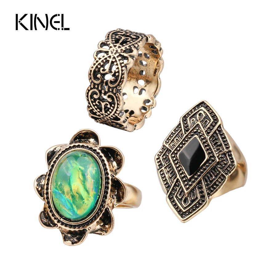 Luxury 3pcs/Sets Vintage Colorful Rings For Women Color Ancient Gold Bohemia Beach Punk Knuckle Joint Ring Set
Luxury 3pcs/Sets Vintage Colorful Rings For Women Color Ancient Gold Bohemia Beach Punk Knuckle Joint Ring Set