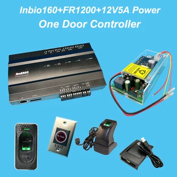 ZK inbio160 Single Door access control fingerprint door access control system+12V5A battery function power+FR1200+No Touch exit
ZK inbio160 Single Door access control fingerprint door access control system+12V5A battery function power+FR1200+No Touch exit