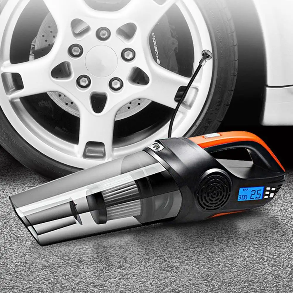 Car Vacuum Cleaner Four In One New Wet And Dry High Power Car Air Pump Digital Display Preset Tire Pressure
Car Vacuum Cleaner Four In One New Wet And Dry High Power Car Air Pump Digital Display Preset Tire Pressure