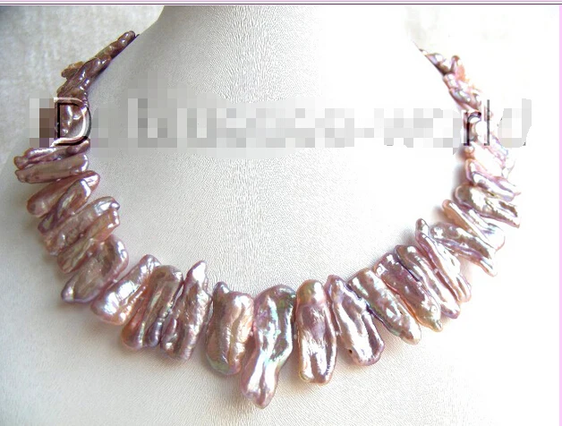 STUNNING 25mm purple biwa nautral freshwater pearls necklace b0977^^^@^Noble style Natural Fine jewe FREE SHIPPING
STUNNING 25mm purple biwa nautral freshwater pearls necklace b0977^^^@^Noble style Natural Fine jewe FREE SHIPPING