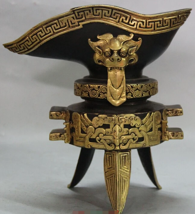 xd 003387 7"Chinese Purple Bronze 24K Gold Door Lion Wine Cup Tumblerful Pot Teacup Statue
xd 003387 7"Chinese Purple Bronze 24K Gold Door Lion Wine Cup Tumblerful Pot Teacup Statue