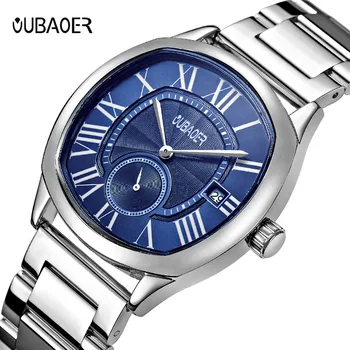 Auber brand men's quartz waterproof watch business casual steel belt men's watch small three needle
Auber brand men's quartz waterproof watch business casual steel belt men's watch small three needle