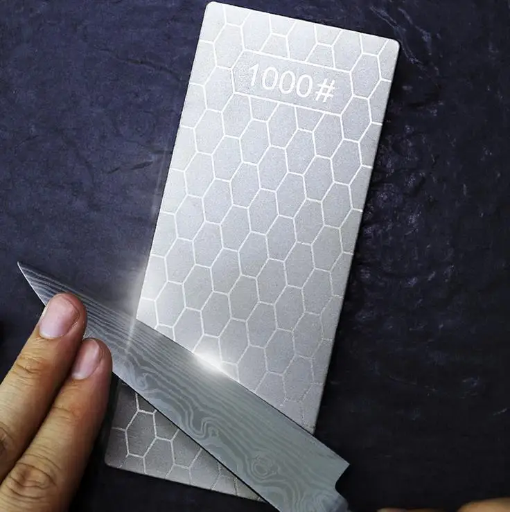 Diamond Knife Sharpening Stone 400# 1000# Knife Sharpener Ultra-thin Honeycomb Surface Whetstone Kitchen Grindstone Tool Set
Diamond Knife Sharpening Stone 400# 1000# Knife Sharpener Ultra-thin Honeycomb Surface Whetstone Kitchen Grindstone Tool Set