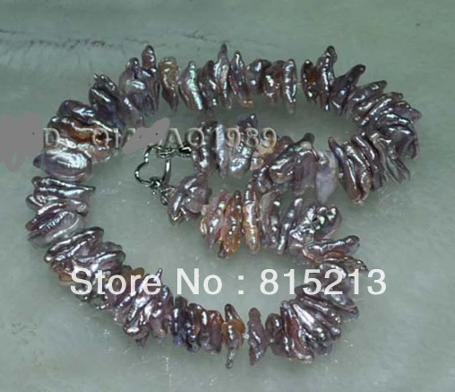 ddh00849 Natural 18" 20-30mm purple KeShi pearl necklace Free shipping 28% Discount
ddh00849 Natural 18" 20-30mm purple KeShi pearl necklace Free shipping 28% Discount