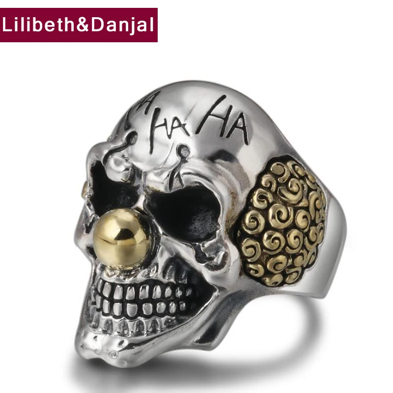 Punk Hiphop Street Culture Skull Letter Adjustable Ring 100% 925 Sterling Silver Men Initial wedding Brand Ring Jewelry 2019 R06
Punk Hiphop Street Culture Skull Letter Adjustable Ring 100% 925 Sterling Silver Men Initial wedding Brand Ring Jewelry 2019 R06