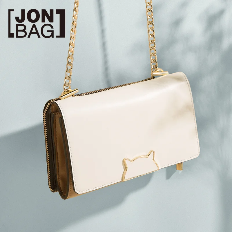 JONBAG Hong Kong-style retro chain bag new autumn tide Korean version of the single-shoulder oblique bag hand
JONBAG Hong Kong-style retro chain bag new autumn tide Korean version of the single-shoulder oblique bag hand