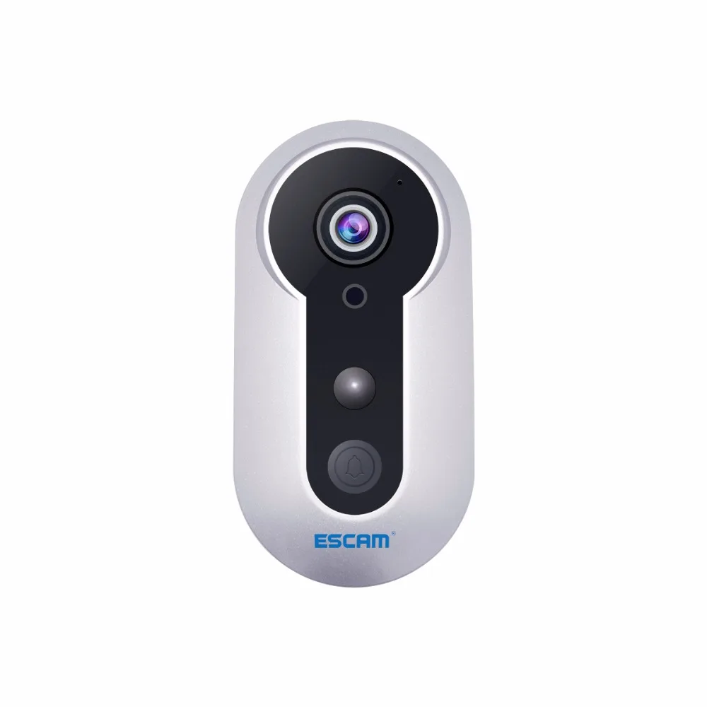 

ESCAM Doorbell QF220 1280x960 High Resolution Built In 3000MAH Battery Infrared Wireless Smart Doorbell 960P P2P IP Camera