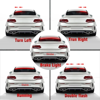 OKEEN 2018 New Additional Stop Light 90cm 12V Flexible Brake LED Strip The Third Brake Running Turn Signal Light Flow Type Red
OKEEN 2018 New Additional Stop Light 90cm 12V Flexible Brake LED Strip The Third Brake Running Turn Signal Light Flow Type Red
