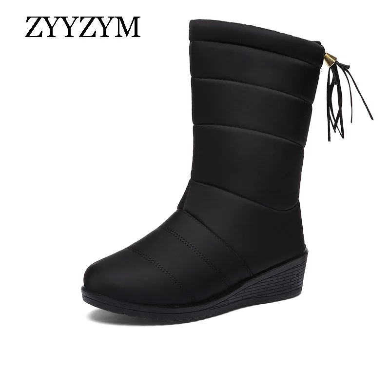 ZYYZYM Women Boots Snow Boots High Style Woman Winter Boots Solid Plush Keep Warm knee-high Cotton Shoes Female Mujer Botas
ZYYZYM Women Boots Snow Boots High Style Woman Winter Boots Solid Plush Keep Warm knee-high Cotton Shoes Female Mujer Botas
