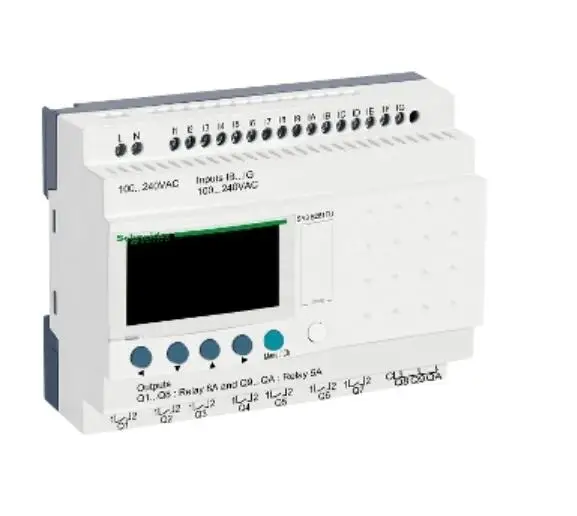 SR3B261FU SR3 Extended Logic Controller AC100-240V 16 input 10 relay output with real time clock with display panel
SR3B261FU SR3 Extended Logic Controller AC100-240V 16 input 10 relay output with real time clock with display panel
