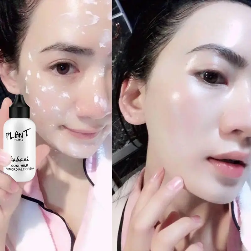 50ml Professional Goat Milk Facecream Awaken Skin Concealer Moisturizing Base Cream To Brighten Skin Tone Waterproof Makeup
50ml Professional Goat Milk Facecream Awaken Skin Concealer Moisturizing Base Cream To Brighten Skin Tone Waterproof Makeup