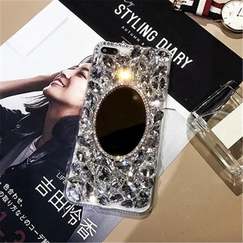 Luxury 3D Bling Diamond Rhinestone With Mirror For Huawei Honor 8 9 10 7X lite V10 V20 Nova 5 P10 P20 P30 Mate 10 20 Phone Case
Luxury 3D Bling Diamond Rhinestone With Mirror For Huawei Honor 8 9 10 7X lite V10 V20 Nova 5 P10 P20 P30 Mate 10 20 Phone Case