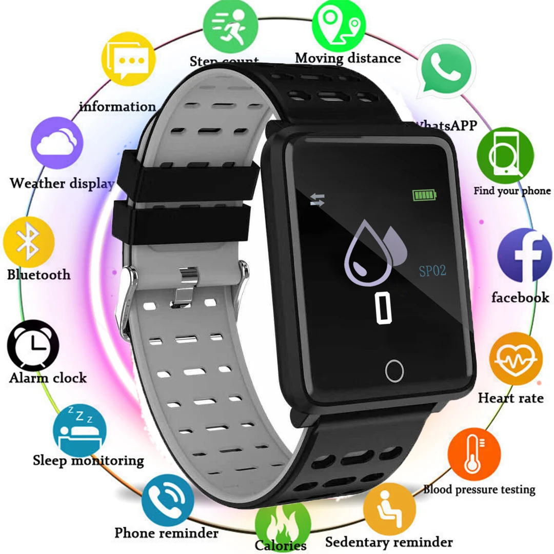 2019 Smart Watch 1.44'inch Full Tough Screen Breathing Light Fashion Sports Smart Watch Heart Rate Monitor for Android IOS Phone
2019 Smart Watch 1.44'inch Full Tough Screen Breathing Light Fashion Sports Smart Watch Heart Rate Monitor for Android IOS Phone