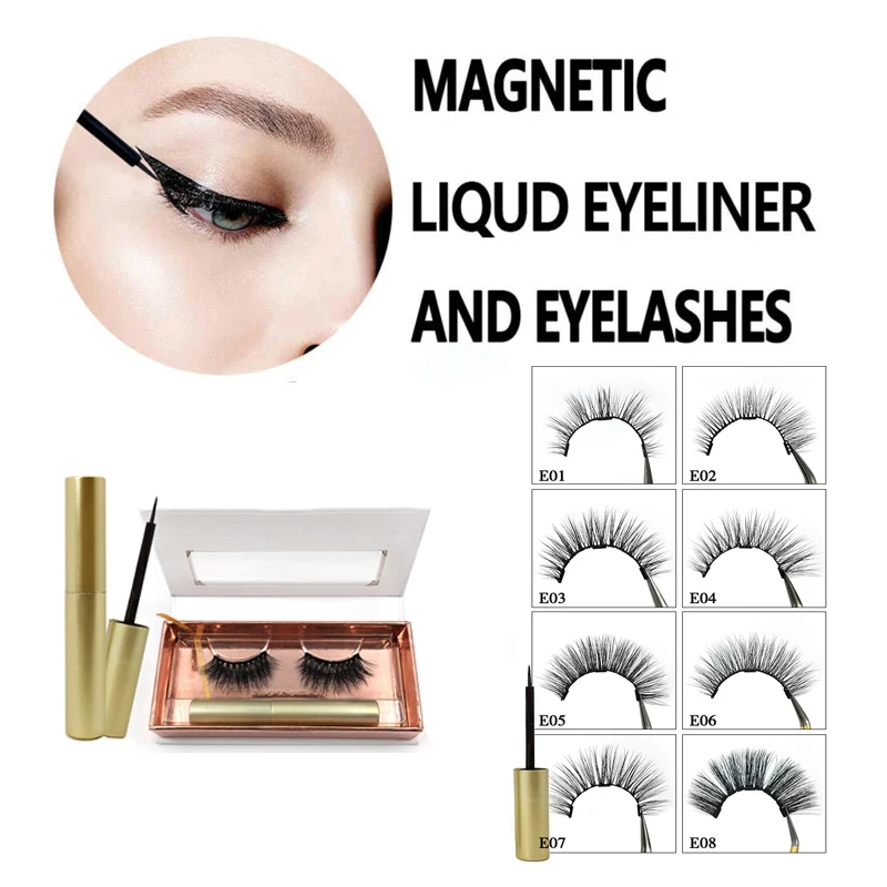 Reusable Magnetic False Eye-lashes & Tweezer Set Magnetic Eyeliner & 1PC Maquiagem Magnetic Eyeliner Sweat-proof TSLM1
Reusable Magnetic False Eye-lashes & Tweezer Set Magnetic Eyeliner & 1PC Maquiagem Magnetic Eyeliner Sweat-proof TSLM1