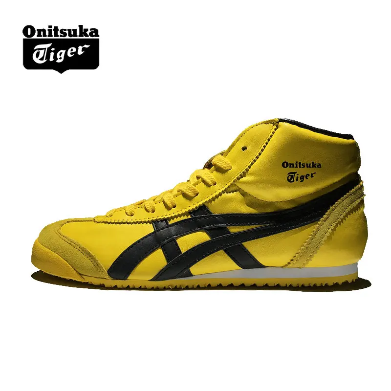 

ONITSUKA TIGER MEXICO 66 Classics Outdoor Shoes Men Sneakers Yellow Sports Shoes Black