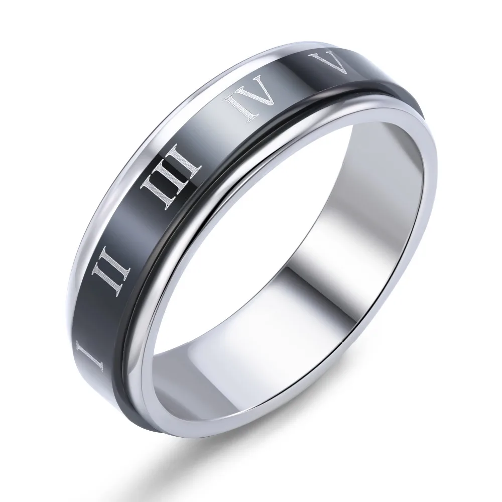 1 Pcs Fashion European New Smooth Roman Black Numerals Ring Brightly Silver Color Couple Ring For Women Men Jewelry R194-T2-4
1 Pcs Fashion European New Smooth Roman Black Numerals Ring Brightly Silver Color Couple Ring For Women Men Jewelry R194-T2-4