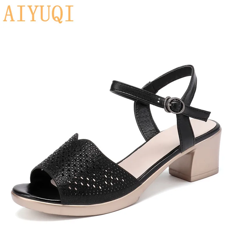 AIYUQI Women sandals summer 2020 new luxury shoes women designers large size fashionable peep toe gold women's summer footwear
AIYUQI Women sandals summer 2020 new luxury shoes women designers large size fashionable peep toe gold women's summer footwear