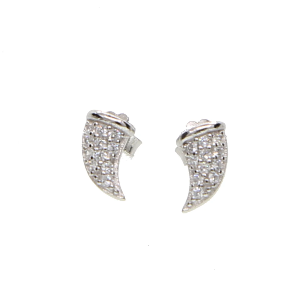 Real 925 sterling silver black white horn earrings simple delicate jewelry minimal design cz horn stud earrings for women ladies
Real 925 sterling silver black white horn earrings simple delicate jewelry minimal design cz horn stud earrings for women ladies