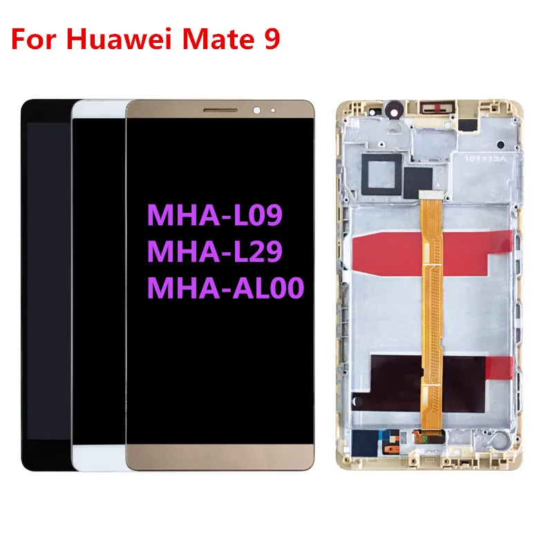 Original LCD For HUAWEI Mate 9 Display Touch Screen Digitizer with Frame Display for Huawei Mate 9 LCD MHA-L29 Replacement
Original LCD For HUAWEI Mate 9 Display Touch Screen Digitizer with Frame Display for Huawei Mate 9 LCD MHA-L29 Replacement