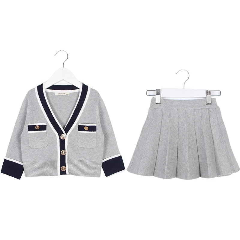 Girls Cotton Knitted Sweater + Skirt Baby Girl Pattern Outerwear Kids Long Sleeve Outfit Infant Toddler Girl Sweaters
Girls Cotton Knitted Sweater + Skirt Baby Girl Pattern Outerwear Kids Long Sleeve Outfit Infant Toddler Girl Sweaters
