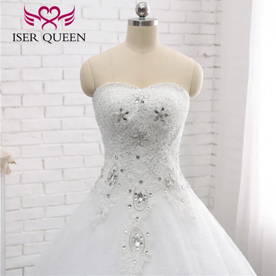 Pretty Crystal Ball Gown Wedding Dress 2019 New Plus Size Off Shoulder Arab Beading Luxury Wedding Gown bride Dress WX0006
Pretty Crystal Ball Gown Wedding Dress 2019 New Plus Size Off Shoulder Arab Beading Luxury Wedding Gown bride Dress WX0006