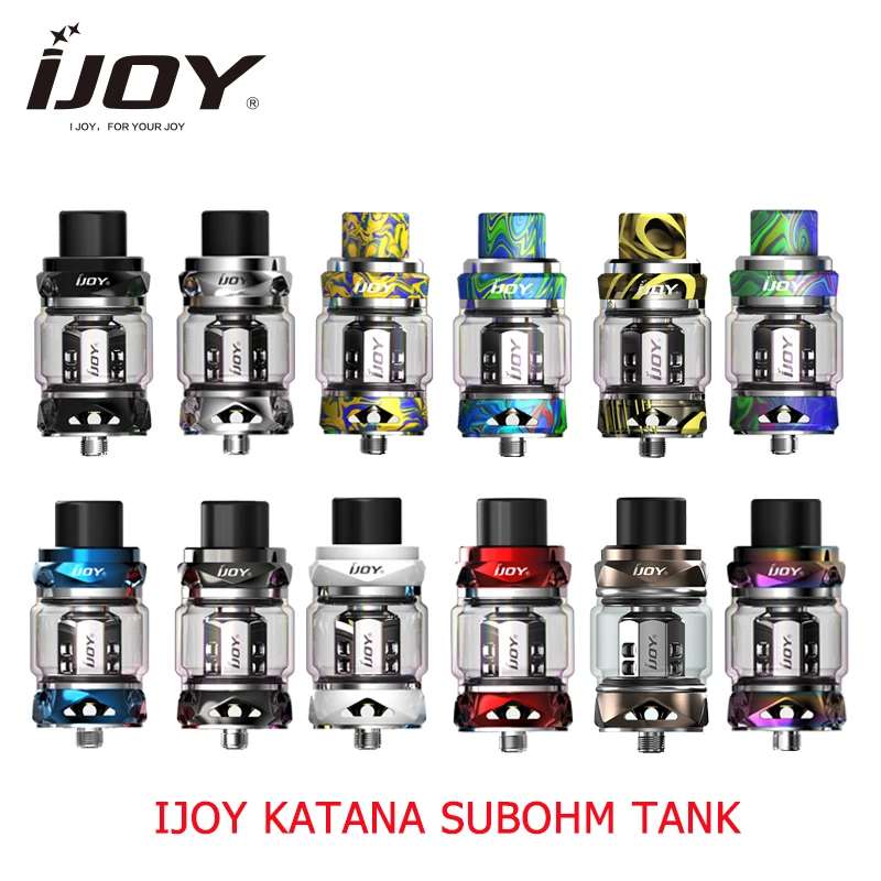 IJOY Катана SUBOHM Танк MTL паровой распылитель с сетчатой катушкой 2 мл/5 5 мл большая