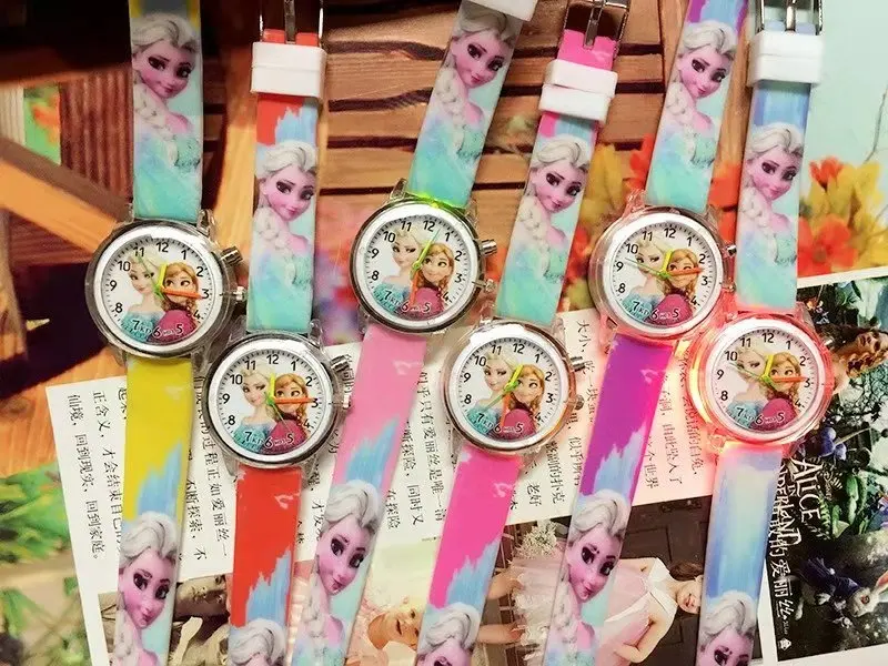 Princess Elsa Children Watches Electronic Colorful Light Source Child Watch Girls Birthday Party Kids Gift Clock Childrens Wrist
Princess Elsa Children Watches Electronic Colorful Light Source Child Watch Girls Birthday Party Kids Gift Clock Childrens Wrist