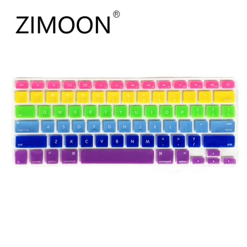 

Zimoon Colorful Silicon Keyboard Cover Laptop Skin Notebook Protector For 11" 13" 15" Macbook Air Pro Retina 5 Style