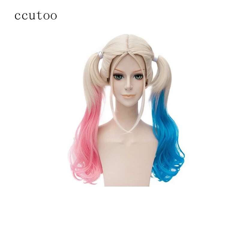 ccutoo Harley Quinn Harleen Quinzel DC Cartoon 20" Pink Blue Blonde Mix Curly Ponytails Synthetic Hair Cosplay Full Wigs
ccutoo Harley Quinn Harleen Quinzel DC Cartoon 20" Pink Blue Blonde Mix Curly Ponytails Synthetic Hair Cosplay Full Wigs