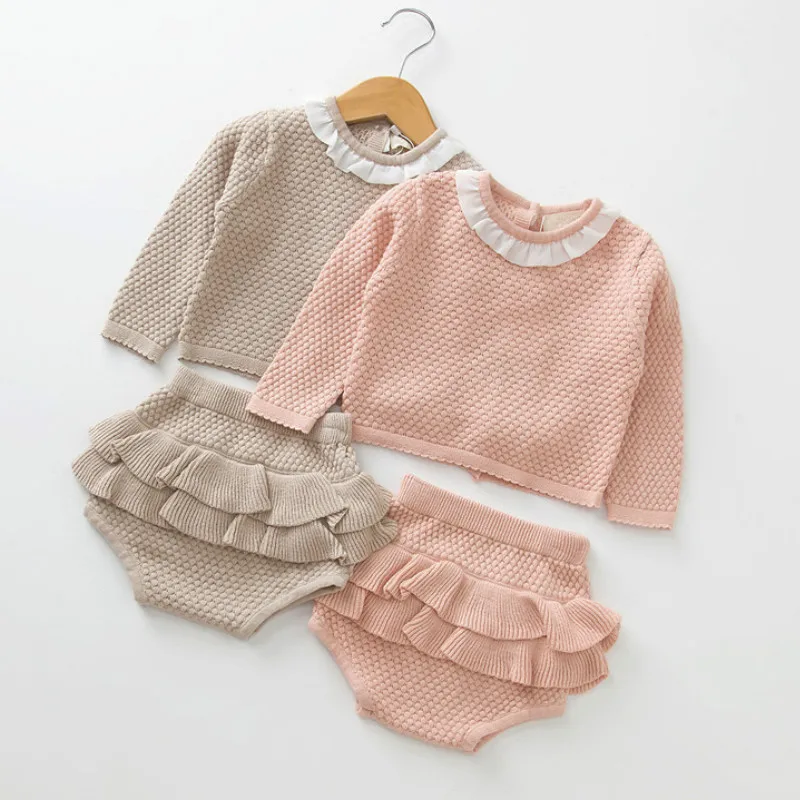 2019 New Spring Autumn Fashion Baby Girls Clothes Long Sleeve Knit Sweater+Shorts Sets of Children Baby Clohting Knit Set
2019 New Spring Autumn Fashion Baby Girls Clothes Long Sleeve Knit Sweater+Shorts Sets of Children Baby Clohting Knit Set