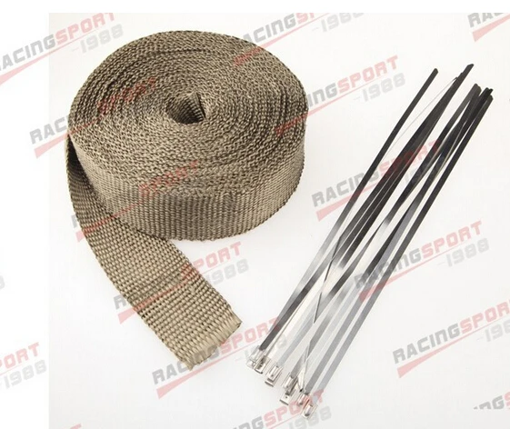 2"x 32' Premium Exhaust Heat Wrap Manifold Wrap Titanium Lava Fiber 10pcs Ties
2"x 32' Premium Exhaust Heat Wrap Manifold Wrap Titanium Lava Fiber 10pcs Ties