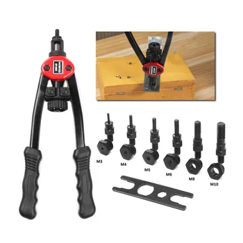 1PC Riveter Gun Auto rivet tool 13" Blind Rivet Nut Gun Heavy Hand INSER NUT Tool Manual Mandrels M3 M4 M5 M6 M8 M10 BT-606/605
1PC Riveter Gun Auto rivet tool 13" Blind Rivet Nut Gun Heavy Hand INSER NUT Tool Manual Mandrels M3 M4 M5 M6 M8 M10 BT-606/605