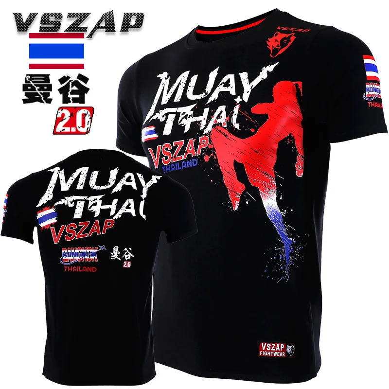 VSZAP New Boxing MMA T Shirt Gym Tee Shirt Fighting Fighting Martial Arts Fitness Training Muay Thai T Shirt Men Homme
VSZAP New Boxing MMA T Shirt Gym Tee Shirt Fighting Fighting Martial Arts Fitness Training Muay Thai T Shirt Men Homme
