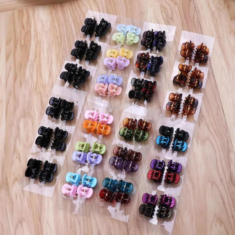12pcs/sets Fashion Women Crab Hair Claw Clip Girls Brown Black Plastic Mini Hairpin Claws Hair Clip Clamp
12pcs/sets Fashion Women Crab Hair Claw Clip Girls Brown Black Plastic Mini Hairpin Claws Hair Clip Clamp