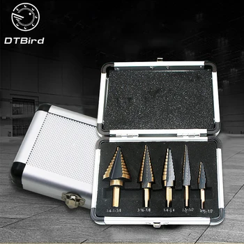 5pcs Step Drill Bit Set Hss Cobalt Multiple Hole 50 Sizes SAE Step Drills 1/4-1-3/8 3/16-7/8 1/4-3/4 1/8-1/2 3/16-1/2 Drill Bits
5pcs Step Drill Bit Set Hss Cobalt Multiple Hole 50 Sizes SAE Step Drills 1/4-1-3/8 3/16-7/8 1/4-3/4 1/8-1/2 3/16-1/2 Drill Bits
