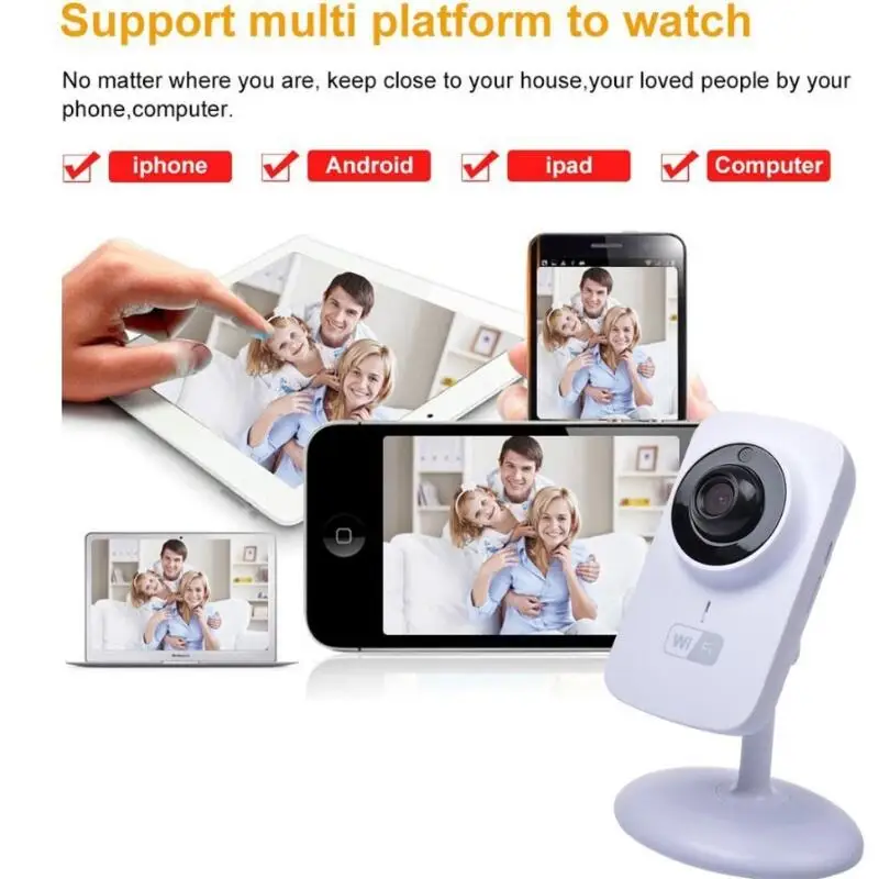 P2P Mini Wireless Wifi IP Camera Baby Monitor for Home Security support Night Vision Surveillance Monitor V380-S1
P2P Mini Wireless Wifi IP Camera Baby Monitor for Home Security support Night Vision Surveillance Monitor V380-S1