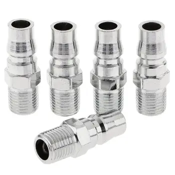 PM20-RC 1/4 Male Thread Quick Release Coupler Connector Air Line Hose Coupling Compressor Pack of 5
PM20-RC 1/4 Male Thread Quick Release Coupler Connector Air Line Hose Coupling Compressor Pack of 5