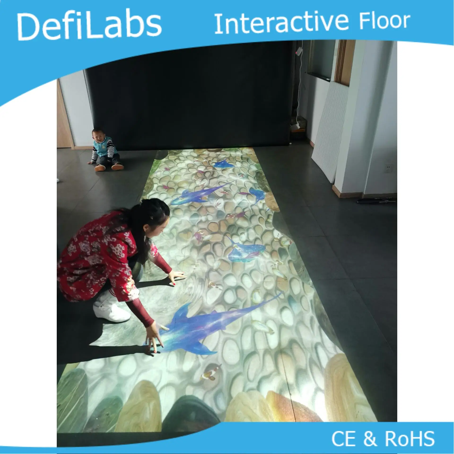 DefiLabs Interactive Floor/wall Projection software with 130 effects for kids play game
DefiLabs Interactive Floor/wall Projection software with 130 effects for kids play game