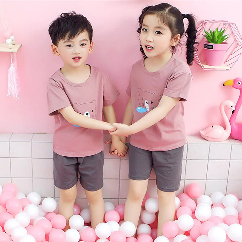 New high quality cotton children's pajamas set baby girl boy clothes cartoon children's pajamas T-shirt tops + pants 2 pieces
New high quality cotton children's pajamas set baby girl boy clothes cartoon children's pajamas T-shirt tops + pants 2 pieces