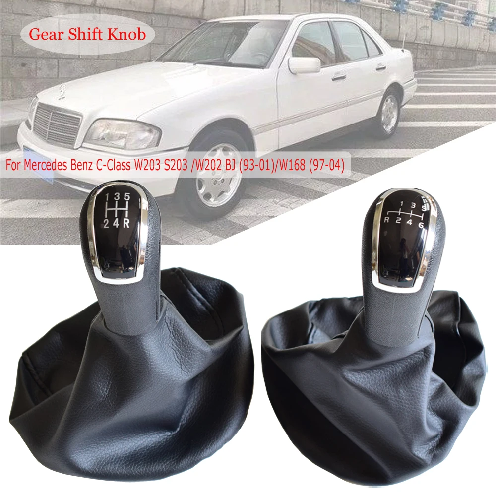 For Mercedes Benz C-Class S203/W210 W202 BJ(93-01)/A-Class W168 (97-04) Car MT Gear Shift Knob Lever Shifter With Leather Boots
For Mercedes Benz C-Class S203/W210 W202 BJ(93-01)/A-Class W168 (97-04) Car MT Gear Shift Knob Lever Shifter With Leather Boots