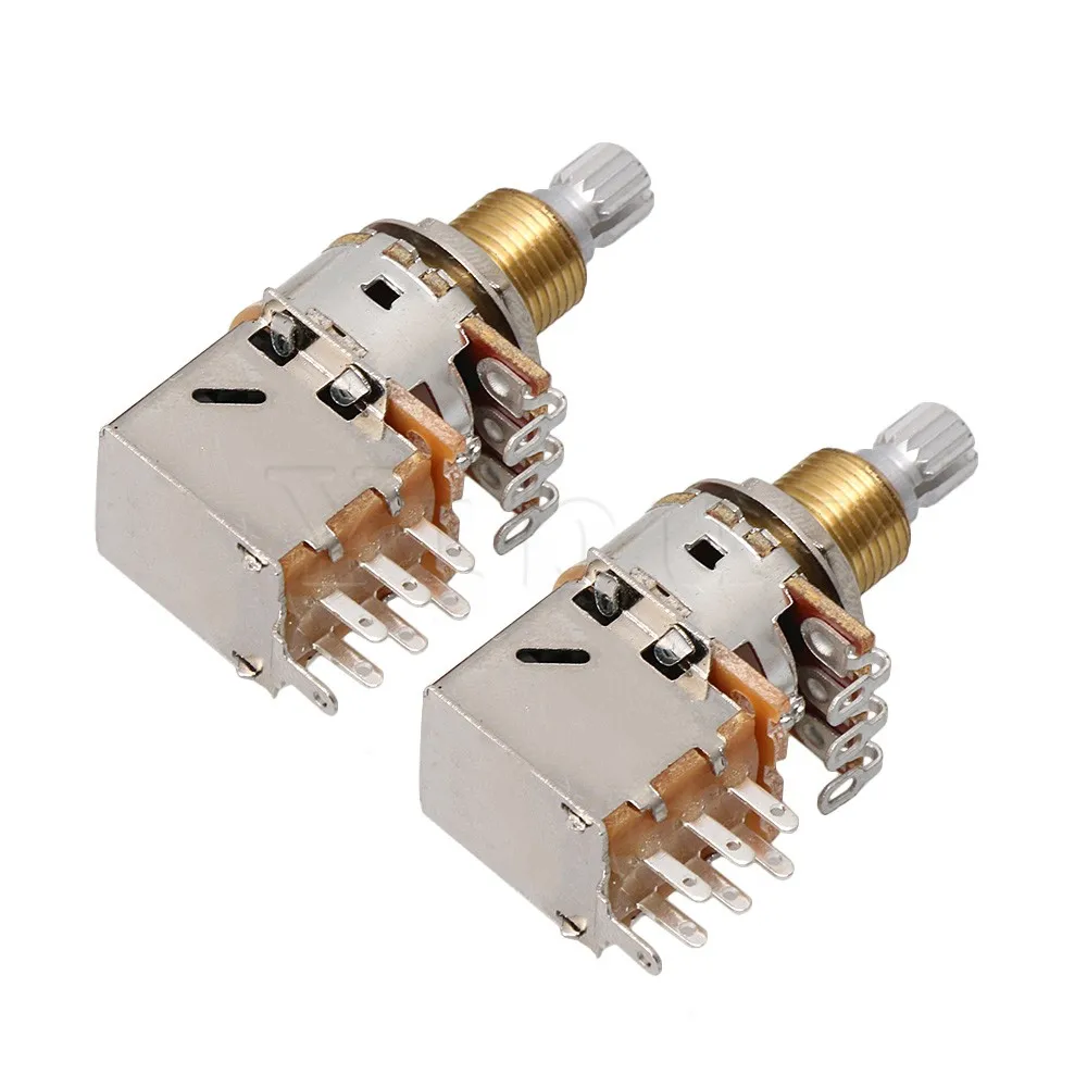 Yibuy 18mm Guitar Switch Knob A500K Cooper Shaft Push Pull Guitar Control Pots Volume Potentiometers Pack of 2
Yibuy 18mm Guitar Switch Knob A500K Cooper Shaft Push Pull Guitar Control Pots Volume Potentiometers Pack of 2