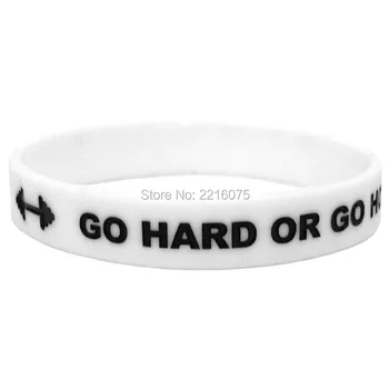 300pcs Fitness & Bodybuilding Go Hard or Go Home wristband silicone bracelets free shipping by DHL express
300pcs Fitness & Bodybuilding Go Hard or Go Home wristband silicone bracelets free shipping by DHL express